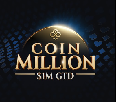CoinMillion — $1M GTD todo domingo no CoinPoker